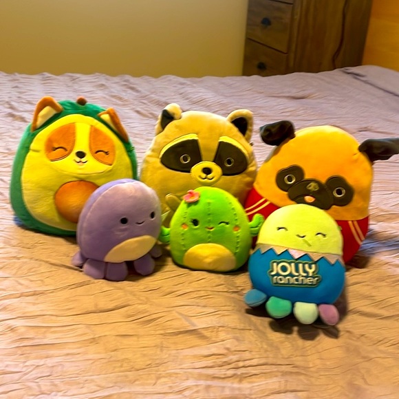 squishmallow lot of 6 squishmallow. - Picture 3 of 5